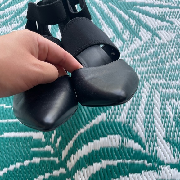 Black Strappy Heels - Picture 4 of 8